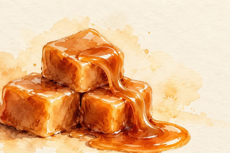 Aquarelle de caramel
